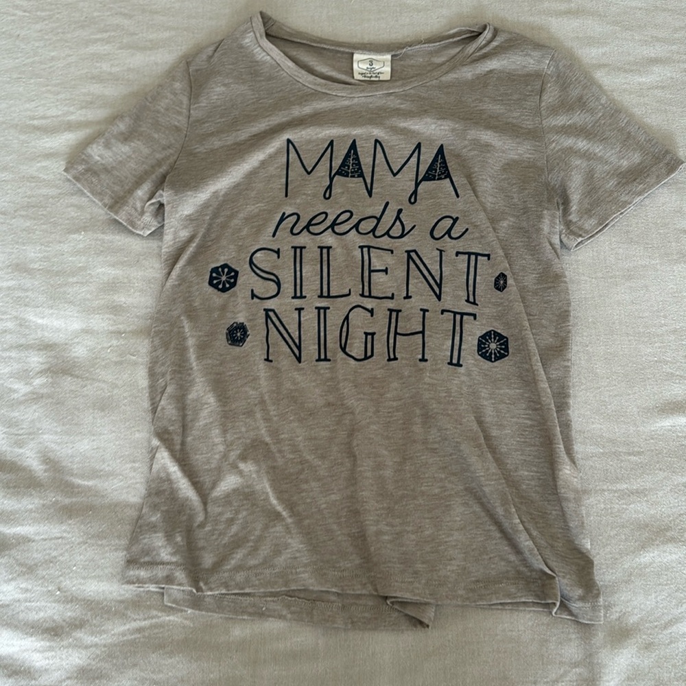 Toupe mama needs a silent night tee